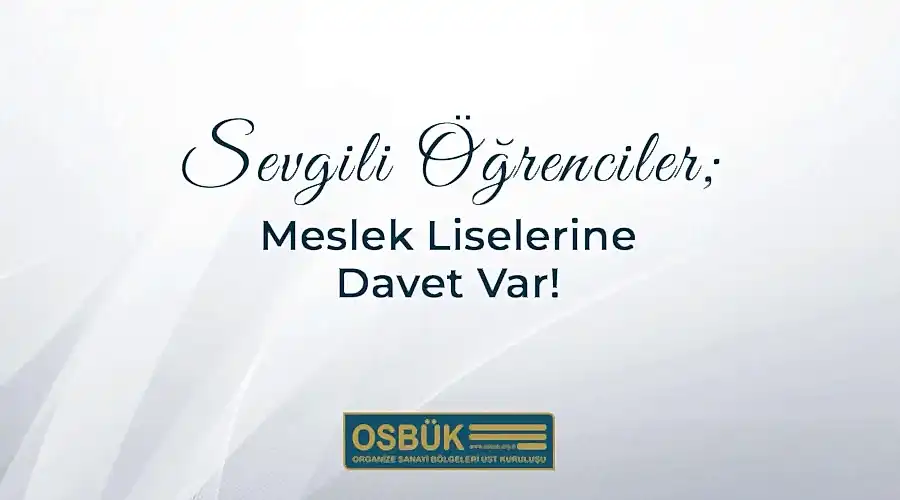 Türkiye'nin Geleceği Mesleki Eğitimde